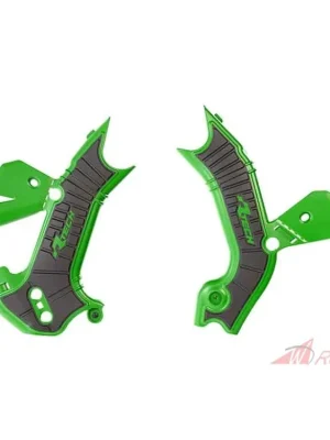 protektory rámu KAWASAKI, RTECH (sada, zeleno-černé)- 5A Časově Omezené