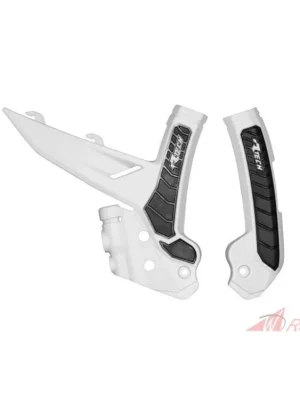 protektory rámu KTM, RTECH (sada, bílo-černé)- 5A Novinka