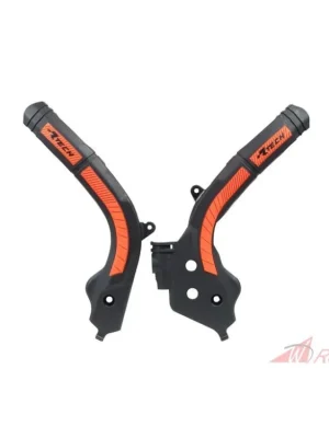 Expresní Doručení protektory rámu KTM, RTECH (sada, černo-oranžové)- 5A