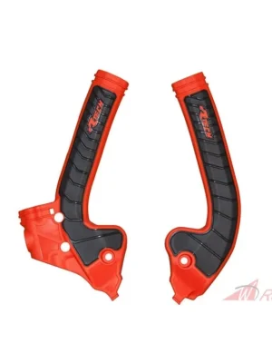 Top Prodej protektory rámu KTM, RTECH (sada, oranžové-černé)- 5A