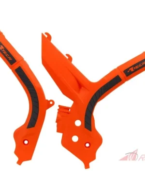 Koupit Online protektory rámu KTM, RTECH (sada, oranžovo-černé)- 5A