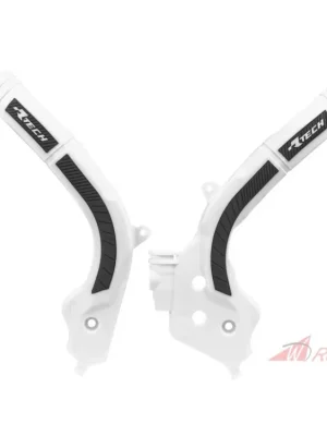 Originální protektory rámu KTM/HUSQVARNA/GAS GAS, RTECH (sada, bílo-černé)- 5A