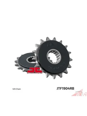 řetězové kolečko s tlumící gumovou vrstvou pro sekundární řetězy typu 525, JT (16 zubů)- 5A Časově Omezené