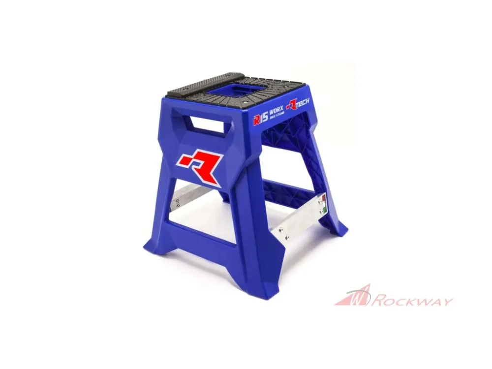 stojan MX R15 (technopolymer / hliník), RTECH (modrá/černá)- 5A Tovární Cena