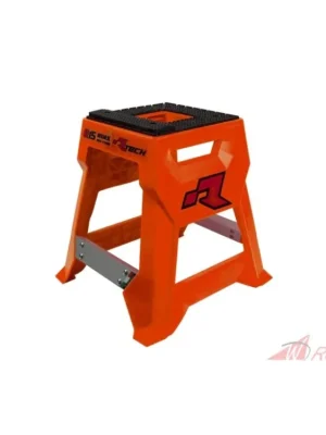 stojan MX R15 (technopolymer / hliník), RTECH (neon oranžová/černá)- 5A Sleva