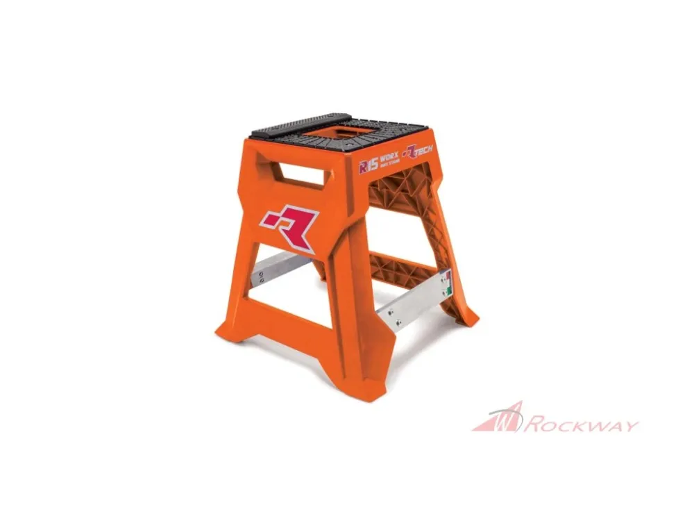 Nejlepší Cena stojan MX R15 (technopolymer / hliník), RTECH (oranžová/černá)- 5A