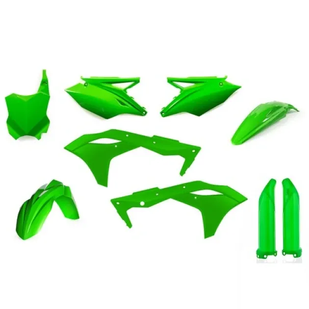 Nejlepší Volba Sada plastů ACERBIS pro KAWASAKI KXF250 2017 zelená