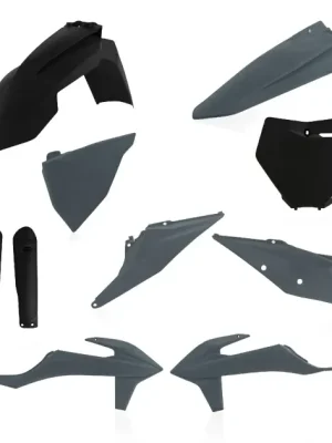 Bezpečná Platba Sada plastů ACERBIS pro KTM SX 19-22, SXF 19-22 černá/šedá