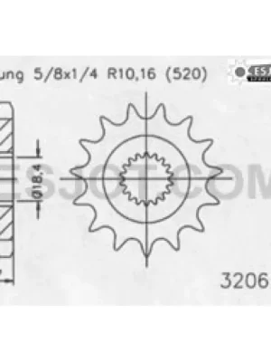 Odeslání Ihned Řetězové kolečko pasuje na RM125 RMZ250 07-12 12z Esjot