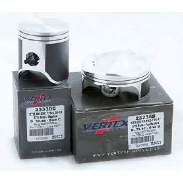 Pístní sada Vertex pro KTM SX 125 01-26 B dvoukroužek 53.95mm Vysoce Kvalitní