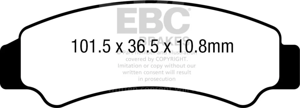 Nová Kolekce Brzdové destičky EBC FA726R