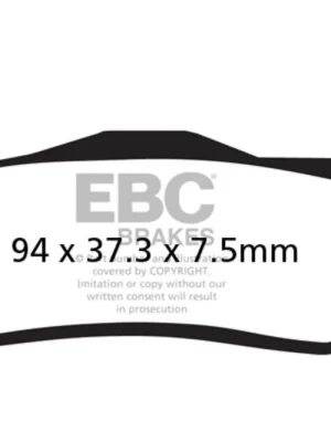 Značkový Brzdové destičky EBC FA181R