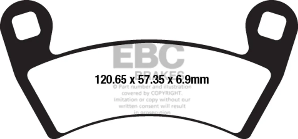 Brzdové destičky EBC FA656R Akční Cena