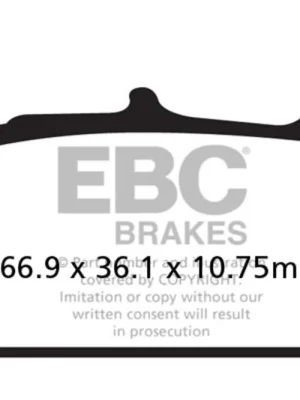 Bezpečná Platba Brzdové destičky EBC FA367TT