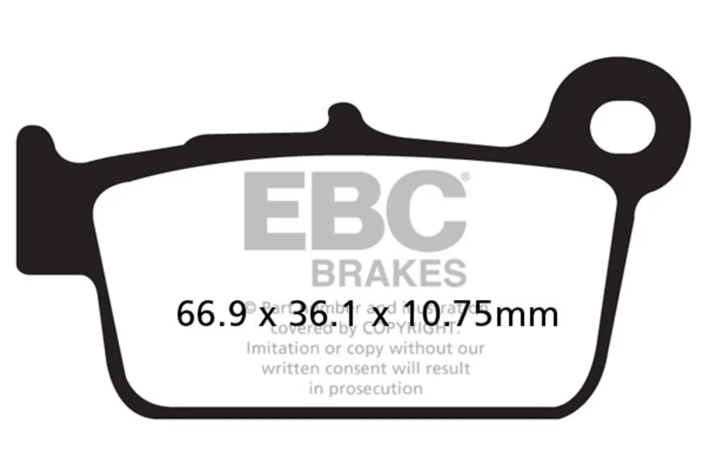 Bezpečná Platba Brzdové destičky EBC FA367TT
