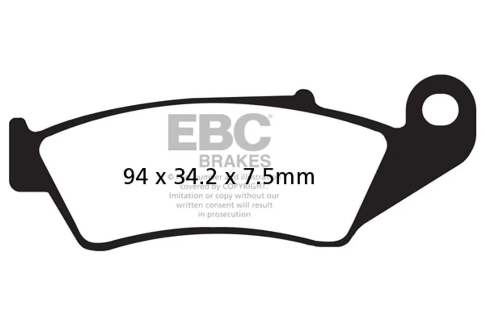 Brzdové destičky EBC MXS185 Must-Have
