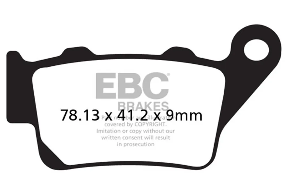 Brzdové destičky EBC MXS208 Jen Po Omezenou Doba