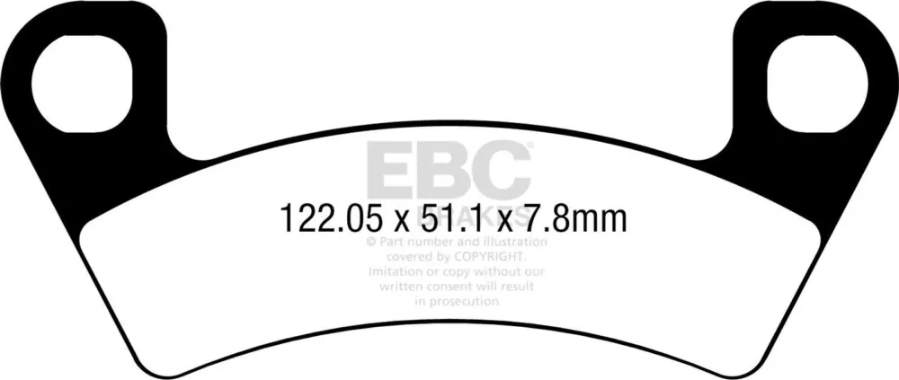 Výprodej Brzdové destičky EBC FA741TT