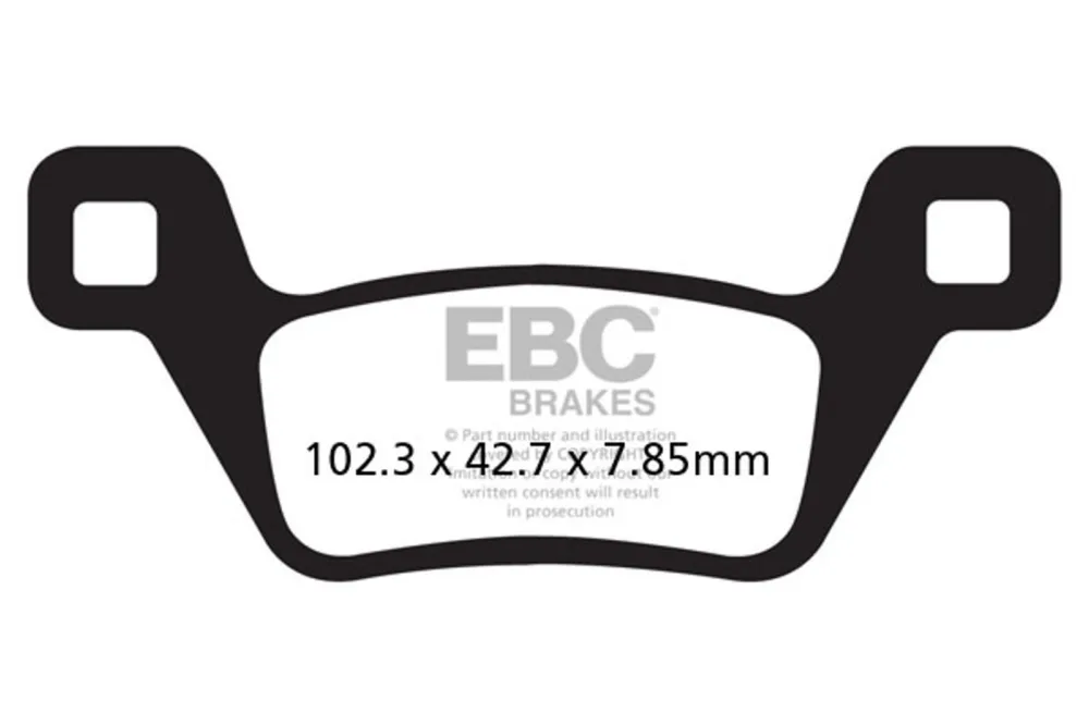 Brzdové destičky EBC FA600R Akční Nabídka