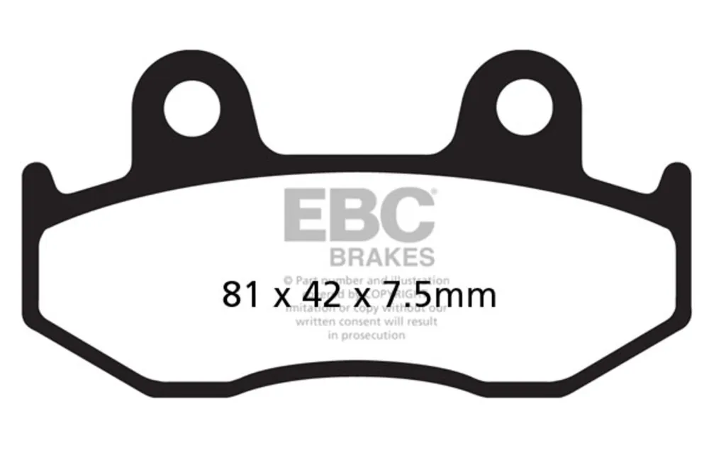 Rychlé Dodání Brzdové destičky EBC FA092R