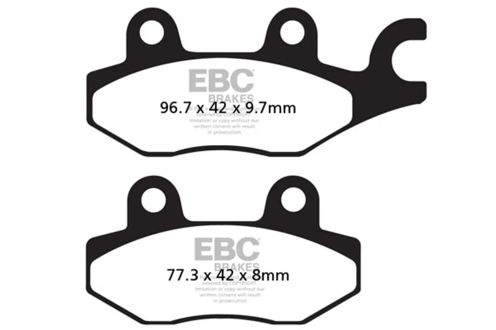 Brzdové destičky EBC FA165/2R Levný