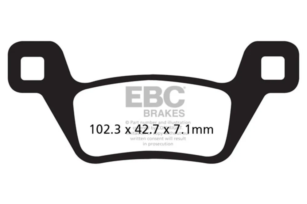 Brzdové destičky EBC FA600/2R Nakupujte Hned