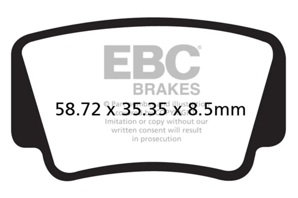 Rychlé Dodání Brzdové destičky EBC FA463R