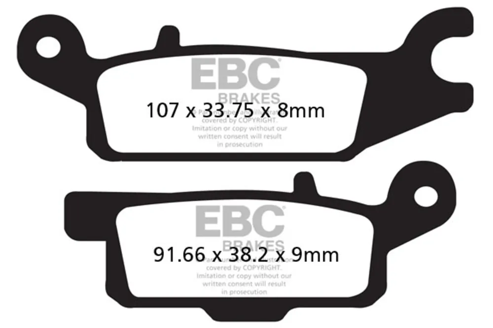 Brzdové destičky EBC FA445R Nejprodávanější