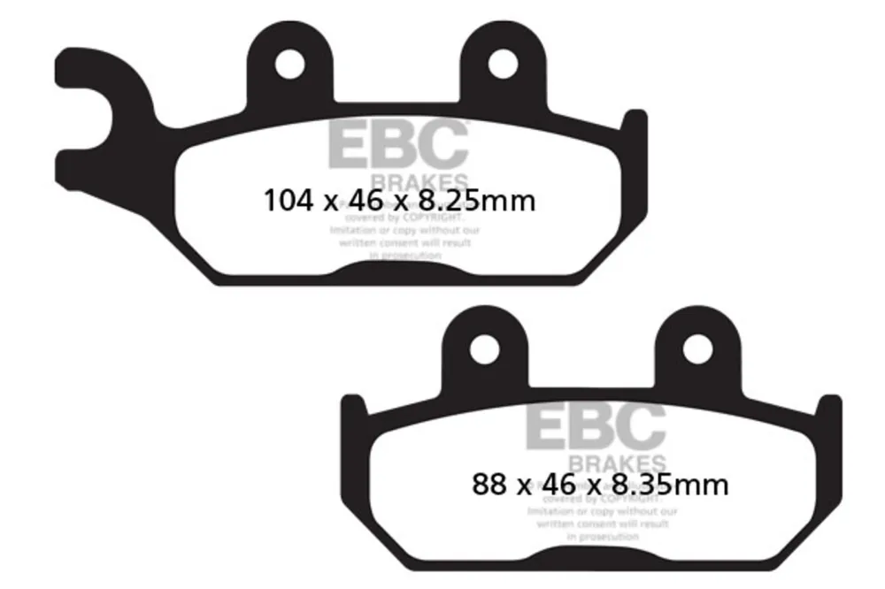 Brzdové destičky EBC FA645R Sleva
