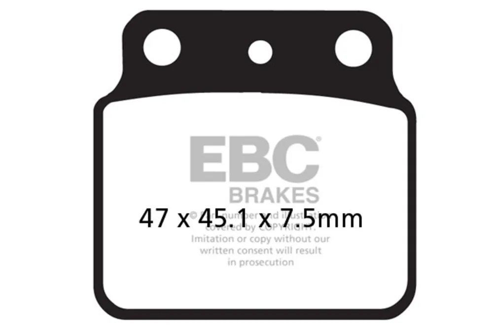 Ověřený Brzdové destičky EBC FA137R