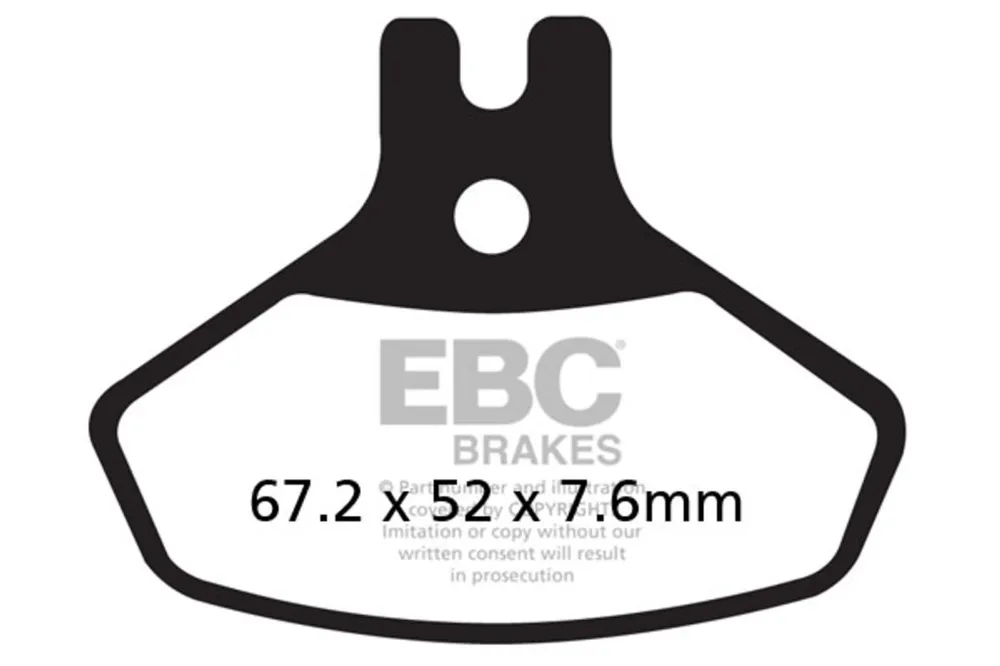 Nejprodávanější Brzdové destičky EBC FA468R
