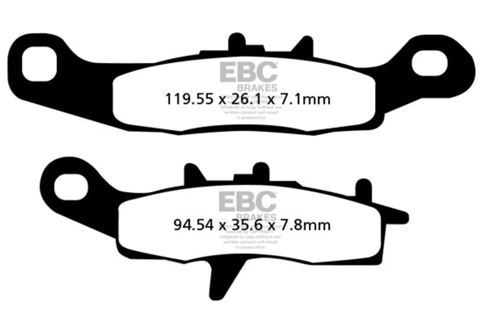 Brzdové destičky EBC FA349R Aktuální
