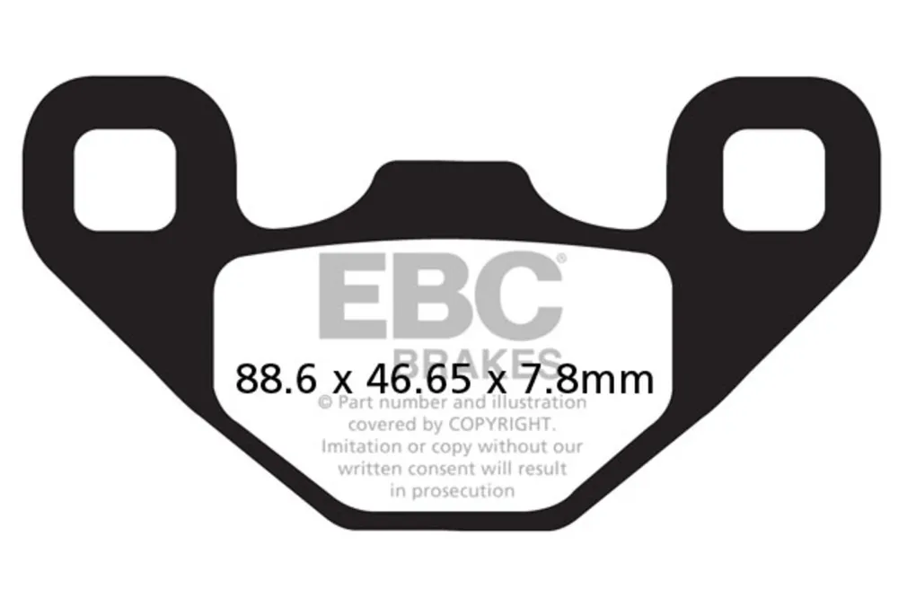 Brzdové destičky EBC FA489R Top Prodej