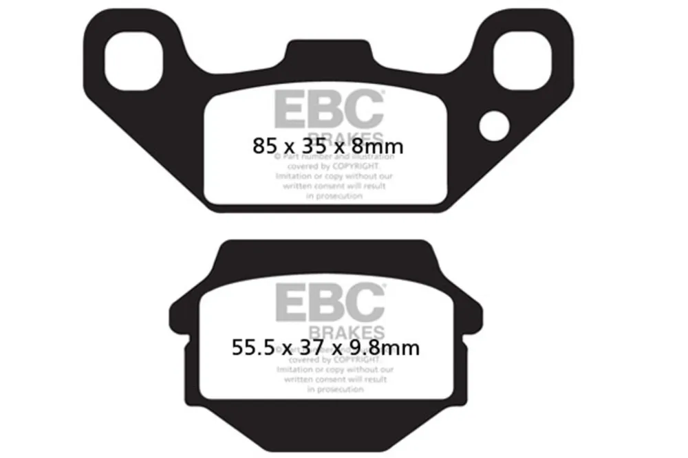 Brzdové destičky EBC FA128TT Horká Nabídka