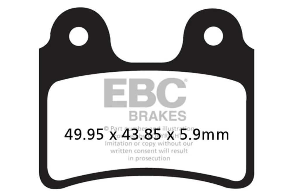 Brzdové destičky EBC FA303TT Časově Omezené