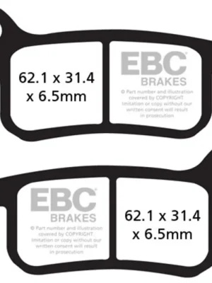 Bezpečná Platba Brzdové destičky EBC FA357TT