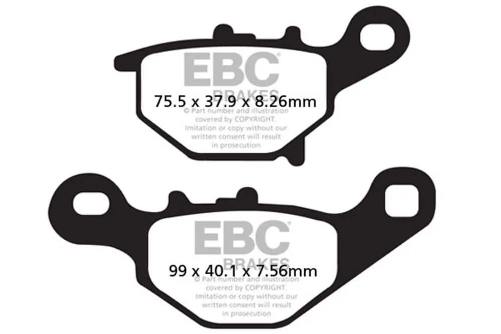 Brzdové destičky EBC FA401TT Aktuální