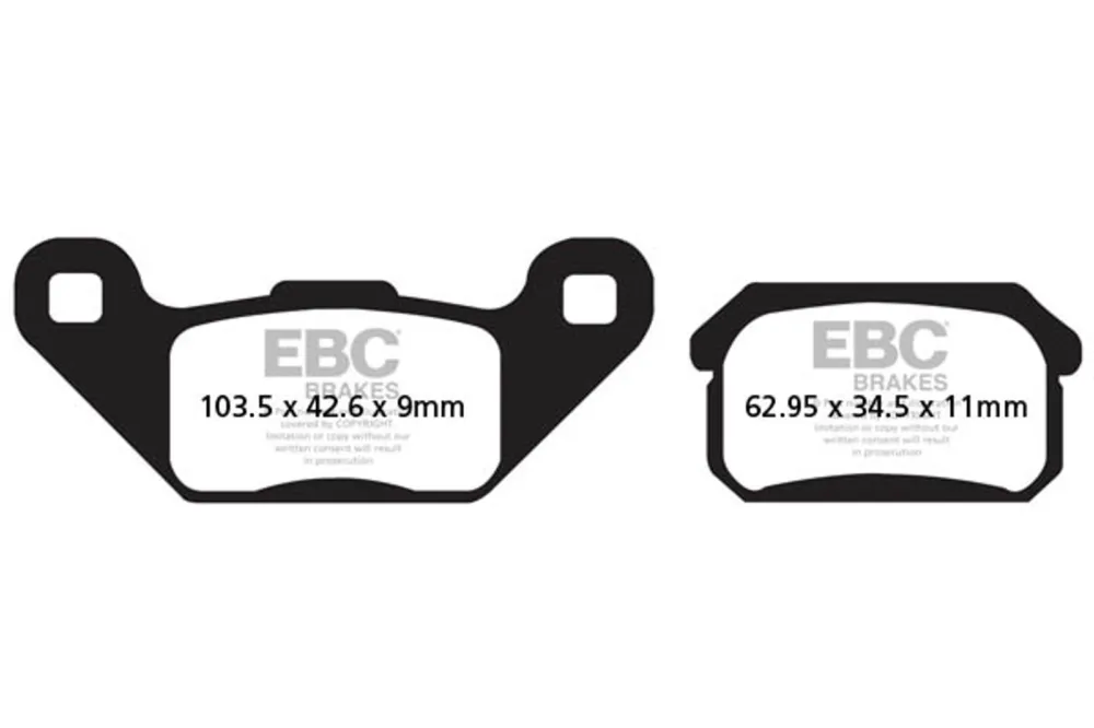 Must-Have Brzdové destičky EBC FA431TT