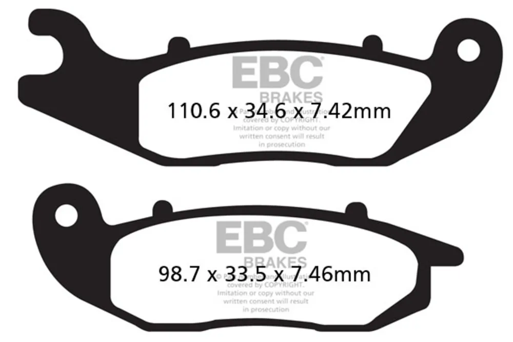 Brzdové destičky EBC FA465TT Autentický
