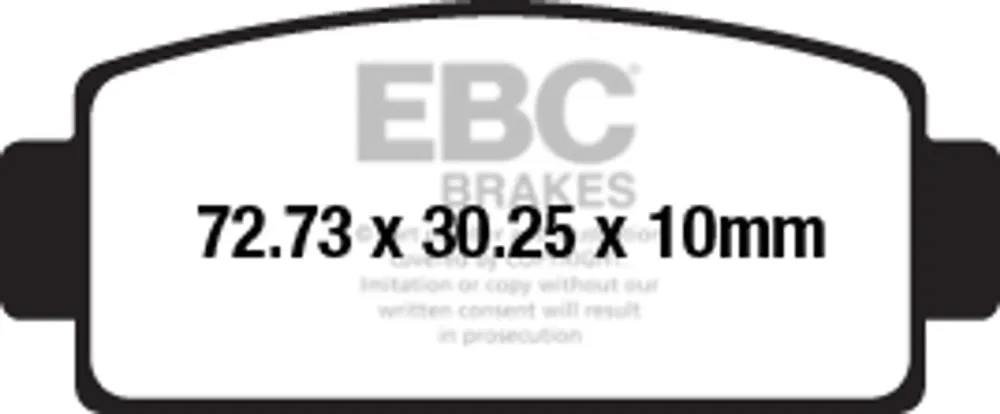 Brzdové destičky EBC FA651TT Cenový Hit