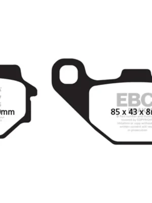 Brzdové destičky EBC FA067R Nová Kolekce