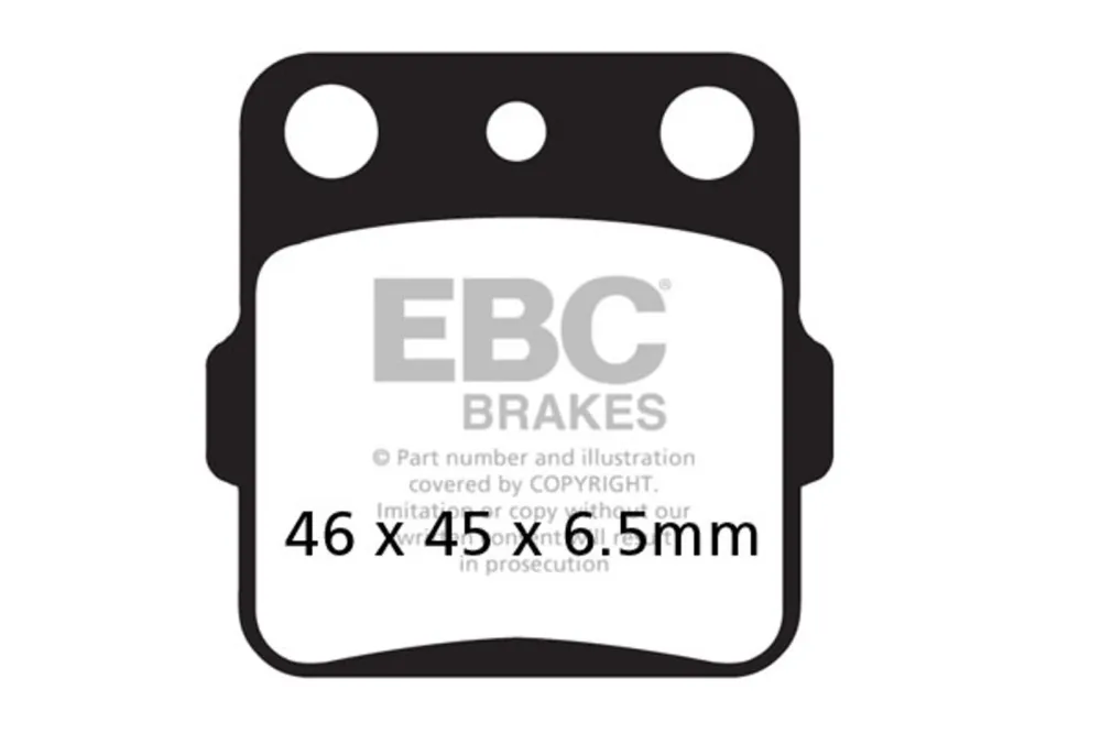 Brzdové destičky EBC FA084/3TT Originální