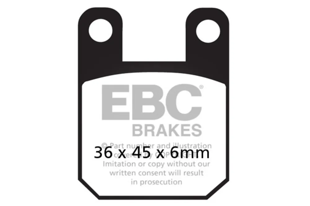 Brzdové destičky EBC MXS115 Cenově Výhodný
