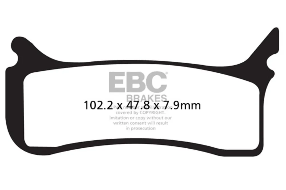 Tovární Cena Brzdové destičky EBC MXS406
