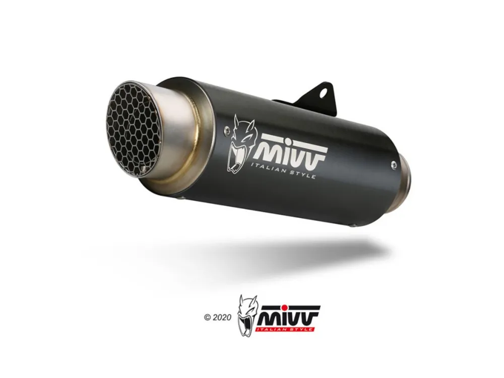 Ihned K Objednání Koncovka výfuku MIVV GPpro K.052.LXBP Černá nerezová ocel