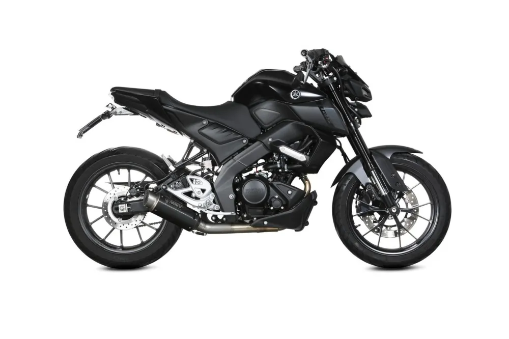 Akční Cena Výfuk kompletní 1x1 MIVV GP PRO Y.067.LXBP černá pro YAMAHA MT-125 (2020-2026); YAMAHA YZF R 125 (2019-2026)