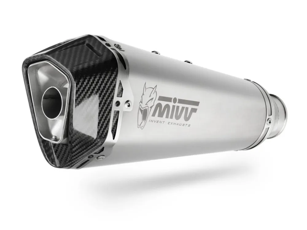 Výfuk kompletní 2x1 MIVV DELTA RACE K.044.LDRX Stainless Steel / Carbon cap Expresní Doručení