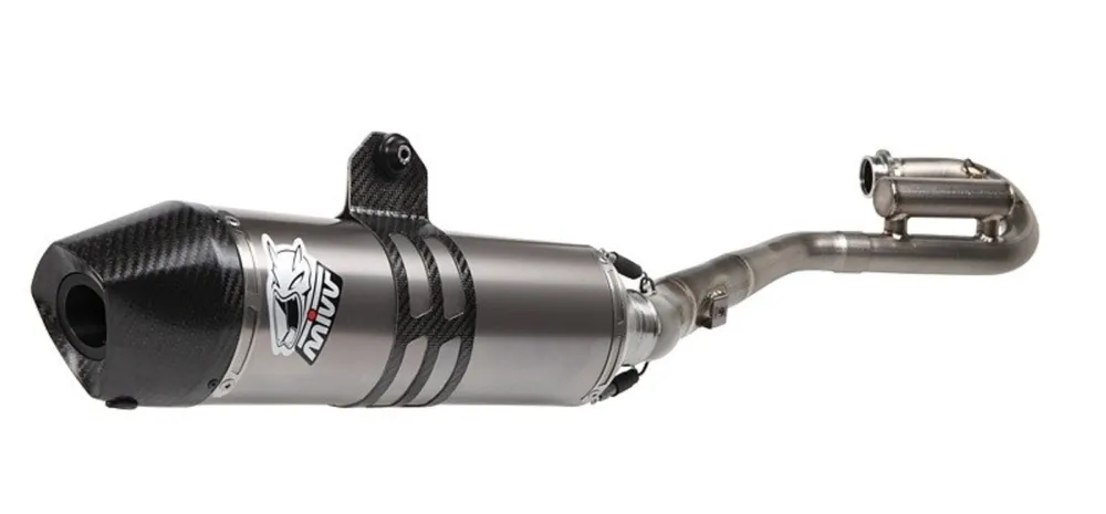 Časově Omezené Výfuk kompletní 1x1 MIVV OVAL M.YA.024.S4C.F Titan / Karbonové víčko pro YAMAHA YZ 450 F (2010-2011)