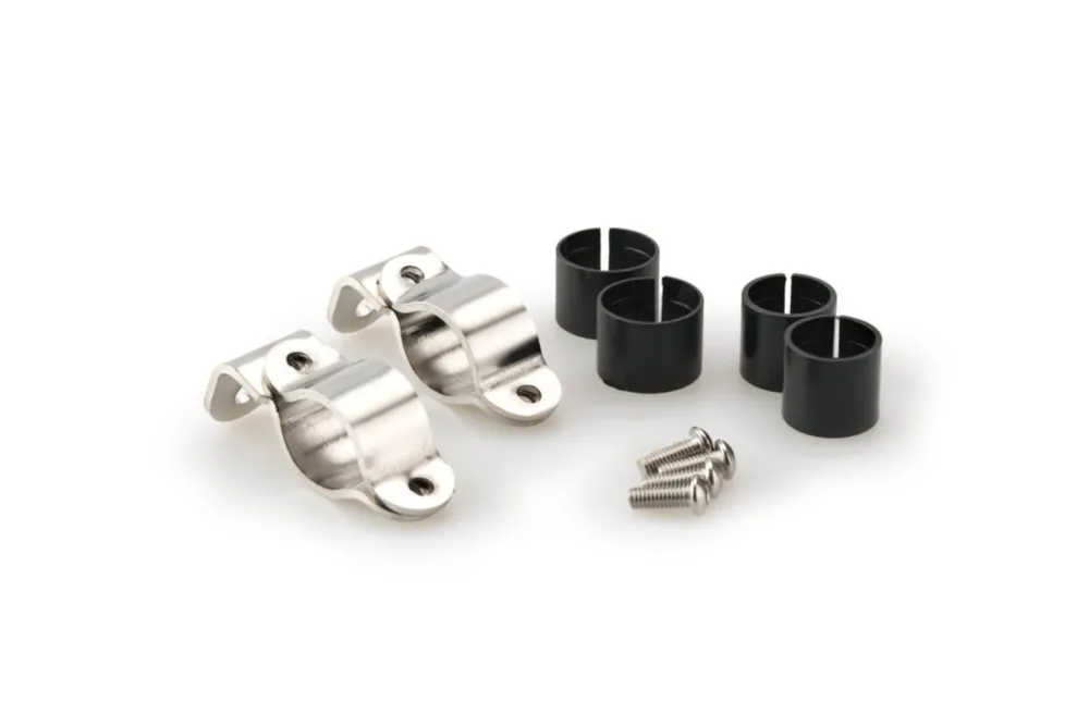 Kit clamps PUIG ROADSTER 2179I Nerez 26mm with rubbers 22mm Autentický
