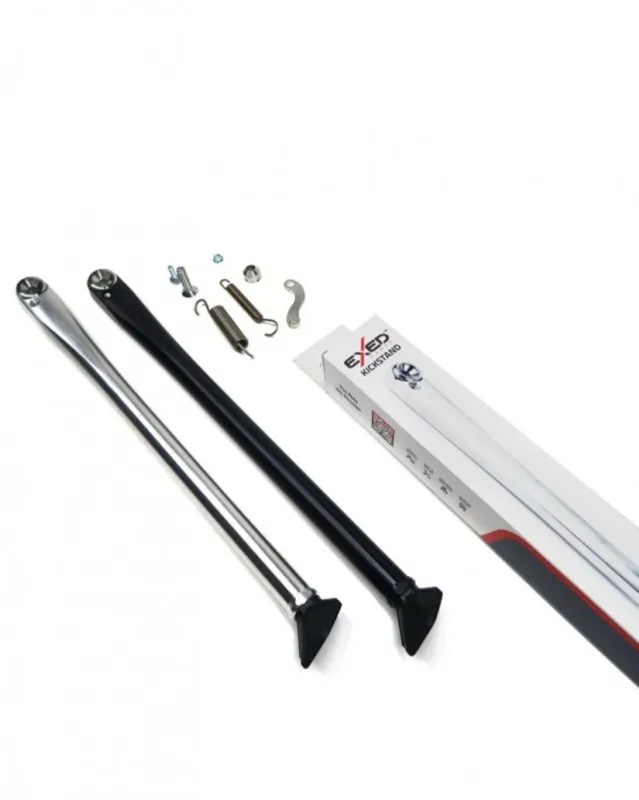 Heavy duty boční stojan EXED EP-HVY-KS-P2-SBK+ stříbrno - černý s doplňky Akční Cena